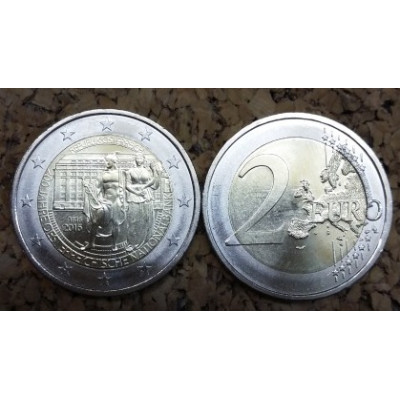 Монета 2 евро 2016 г. Австрия "200 лет Нац. Банку".